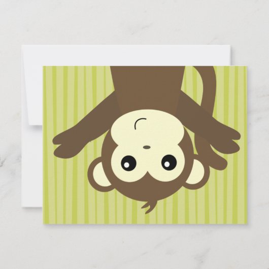 Monkey-Side-Down Kaart (Achterkant)