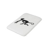 Monkey Silhouette Badmat (Gekanteld)