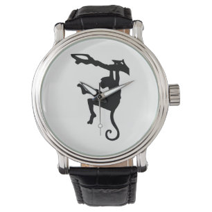 Monkey Silhouette Horloge