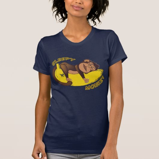 Monkey Sleepy T-shirt (Voorkant)