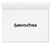 Monkey Smooches Kaart (Binenzijde Horizontaal (Onderkant))