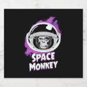 Monkey Space Monkey Bier Etiket (Enkel label)
