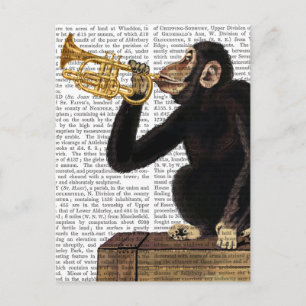 Monkey-spelcomputer 2 briefkaart