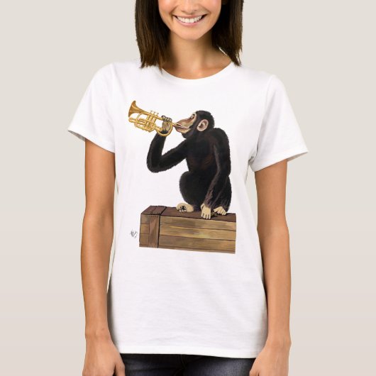 Monkey-spelcomputer 2 t-shirt (Voorkant)