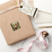 Monkey Square Sticker (Geschenken)