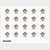 Monkey Sticker Design (Vel)