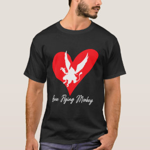 Monkey T - shirts voor mannen Angry Monkey Flying