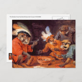 Monkey Tavern:  Art Briefkaart (Voorkant / Achterkant)