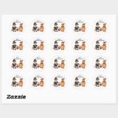 Monkey Thanksgiving Sticker (Vel)