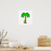 Monkey Tree Hugger Poster (Keuken)