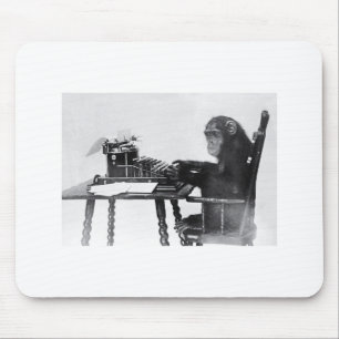 Monkey typen muismat