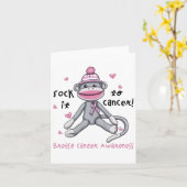 Monkey van het borstkankeralarm sluit het aan op k kaart (Gele Bloem)