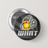 Monkey WAT Ronde Button 5,7 Cm (Voorkant /achterkant)