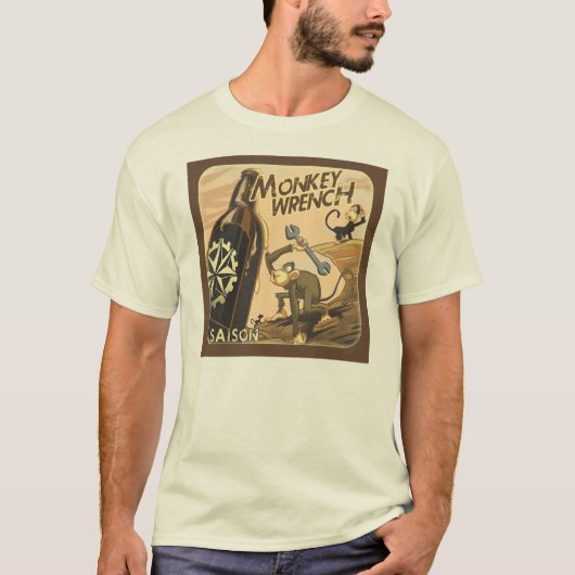Monkey WFrench Saison T-shirt (Voorkant)