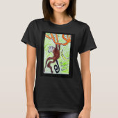Monkey-wisselaars koel ontwerp t-shirt (Voorkant)