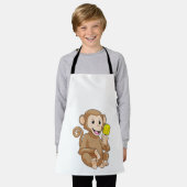 Monkey with Popsicle Schort (Gedragen)