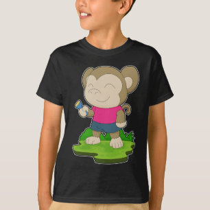 Monkey zaklamp t-shirt