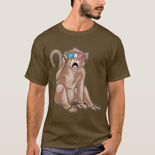 Monkeybril T-shirt (Voorkant)