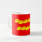 MonkeyChips Koffiemok (Voorkant links)