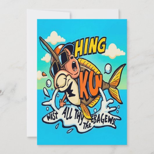 Monkeying rond Vissen Adventure Kaart (Voorkant)