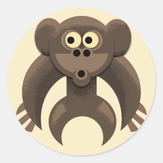 Monkeypit Stickers (klein) (Voorkant)