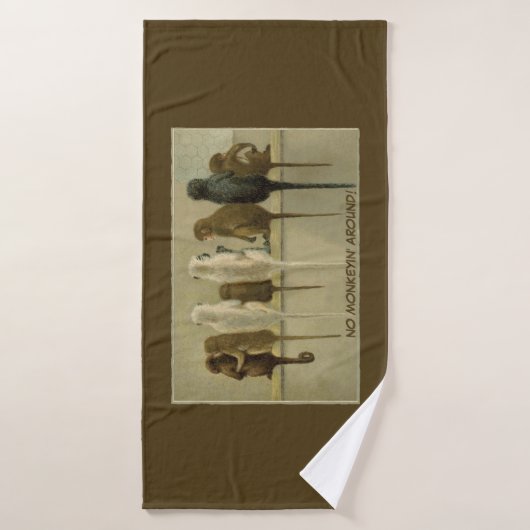 Monkeys Business Anniversaire Du Groupe Personnali (Serviette de bain)