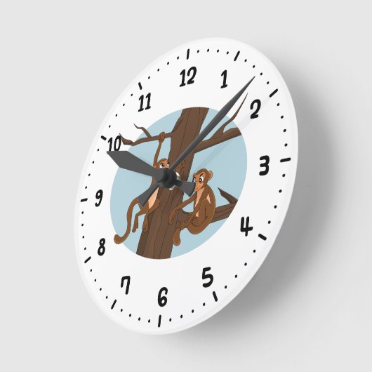 Monkeys klimaat the tree round clock ronde klok (Hoek)