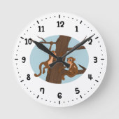 Monkeys klimaat the tree round clock ronde klok (Voorkant)