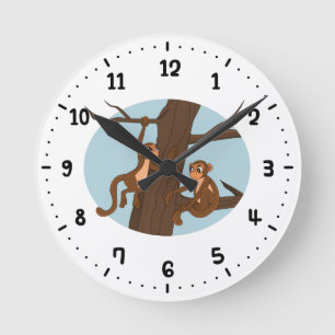 Monkeys klimaat the tree round clock ronde klok
