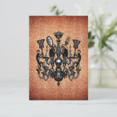 Monkeys on Chandelier ~ Invitations (Debout devant)