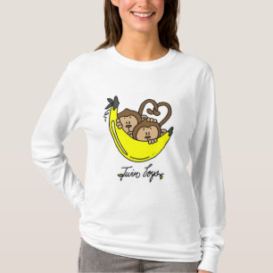 Monkeys Twin Boys Tshirts en cadeaus