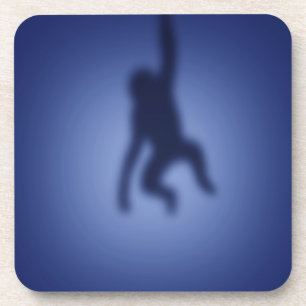 Monkeysilhouet Bier Onderzetter