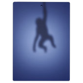 Monkeysilhouet Klembord (Achterkant)