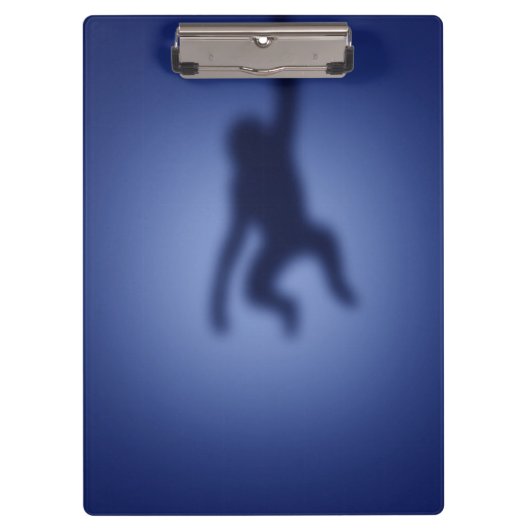 Monkeysilhouet Klembord (Voorkant)
