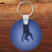 Monkeysilhouet Sleutelhanger (Voorkant)