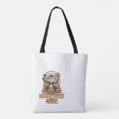 Monkeyween Selfie - Vintage Halloween Draagtas (Achterkant)