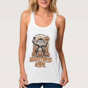 Monkeyween Selfie - Vintage Halloween Tanktop