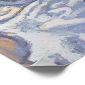 Monkgebergte met wolken (Ferdinand Hodler) Poster (Hoek)