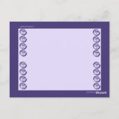 MONKSHOOD BLADWIJZER BRIEFKAART (Achterkant)