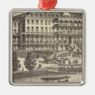 Monmouth House, Spring Lake Beach, New Jersey Metalen Ornament