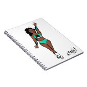 Monnaie Carnet danseuse / Blanc / Noir (Côté Droit)