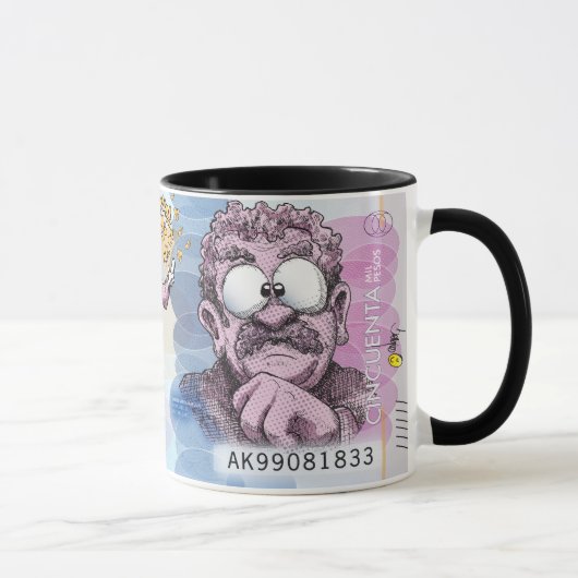 Monnaie colombienne Dessin café Mug 50.000 Pesos (Droite)