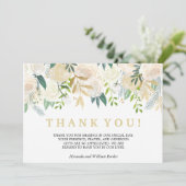 Monnaie de Merci mariage ivoire Floral Rose (Debout devant)