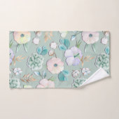 Monnaie d'été Vert Gold Lialc Pink Floral (Serviette à main)