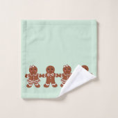 Monnaie Noël Gingerpain serviettes de bain Set cad (Gant de toilette)