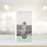 Monnaie Pastel minimaliste Nom et photo personnali<br><div class="desc">Monnaie Pastel minimaliste Nom et photo personnalisés</div>