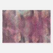 Monnaie rose Abstraits Feuilles tropicaux (Devant)