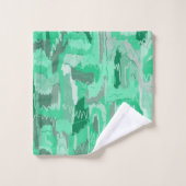 Monnaie verte Abstraite (Gant de toilette)