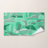 Monnaie verte Abstraite (Serviette à main)