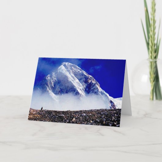 Monnik en Pumori Kaart (Voorkant)